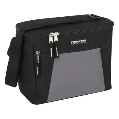 Fridge Pak Insulated Adult Lunch Box Can Large Capacity Can Cooler Bag BlackGrey