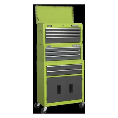 Topchest, Mid-Box & Rollcab Drawer Stack - Green