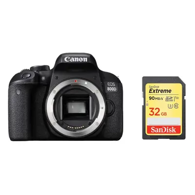 CANON EOS 800D Body + SanDisk Extreme 32G SD card