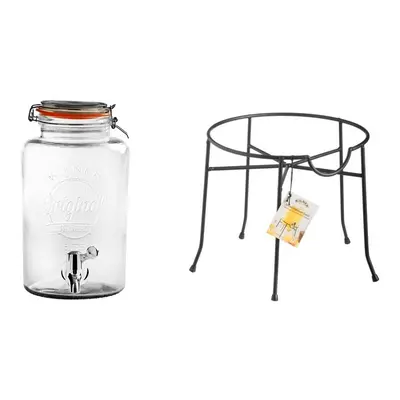 Kilner drinks dispenser and stand 5L