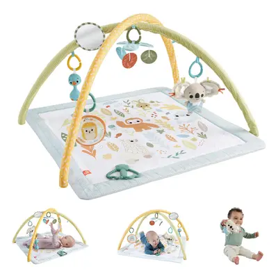 Baby Playmat Simply Senses Newborn Gym with Mobile & Sensory Activity Toys for Developmental Pla