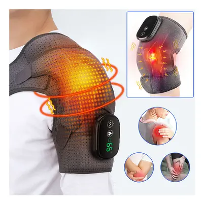 (GERMANY, Blue) Electric Heating Vibration Massage Knee Shoulder Massager Joint Physiotherapy Pa