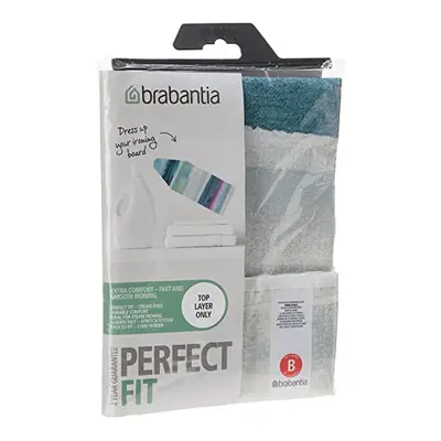 Brabantia Ironing Board Cover B, x 38cm, 2mm Foam, Cotton, Morning Breeze, 0.2 x x cm