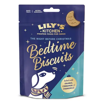 Lily?s Kitchen Christmas Bedtime Biscuits with Natural Ingredients - Adult Dog Treats Packet (8 