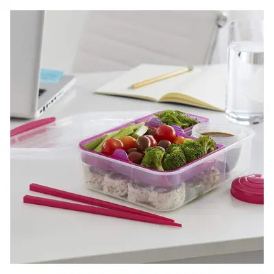 Sistema Bento to Go Lunch Box Yoghurt Fruit Pot 1.25 Assorted Colours