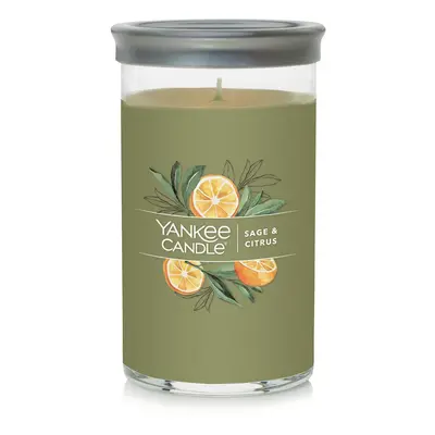 Yankee Candle Sage Citrus Signature Medium Pillar Candle 1425oz