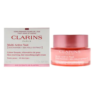 Multi-Active Night Cream - All Skin Types by Clarins for Women - 1.7 oz Cream