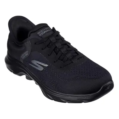 (8 UK, Black) Skechers Womens/Ladies Go Walk 7-Valin Trainers