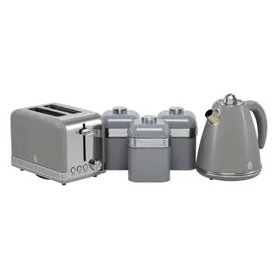 Swan Retro STRP3022GRN Kettle And Toaster Set - Grey