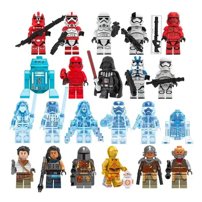 22pcs suitable for Lego Star Wars mini doll children's block toys