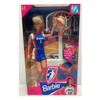 WNBA Basketball Blonde Barbie Doll by Mattel