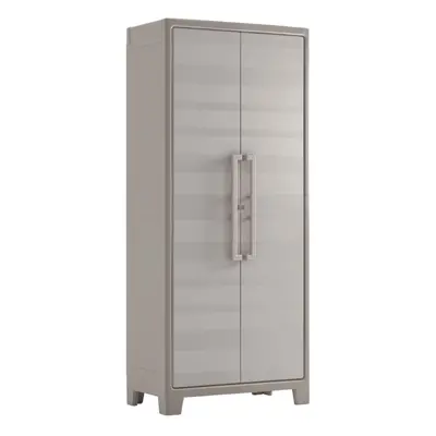 Keter Storage Cabinet with shelves Beige and Brown cm Cupboard Organiser