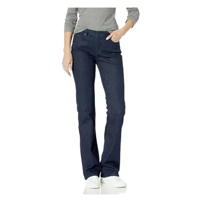 Womens Mid-Rise Slim Bootcut Jean, Rinsed, Long