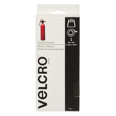 VELCRO(R) Brand Industrial Strength Tape 2"X4'-Black