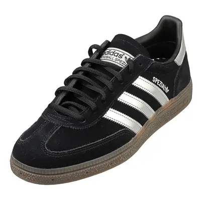 (9) adidas Handball Spezial Mens Fashion Trainers in Black Silver