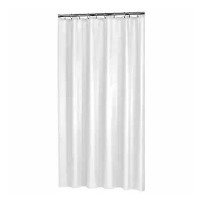 Sealskin Shower Curtain Madeira 240cm White Waterproof Bathroom