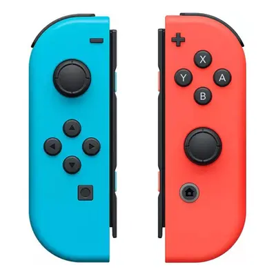 Nintendo Switch Official Joy-Con (L) Neon Blue (R) Neon Red Wireless Controller