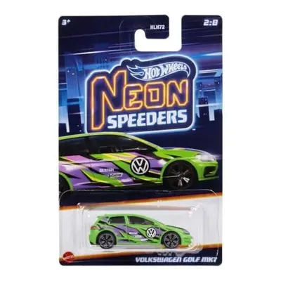 Hot Wheels Neon Speeders 1:64 Diecast (Volkswagon Golf MK7 2/8)