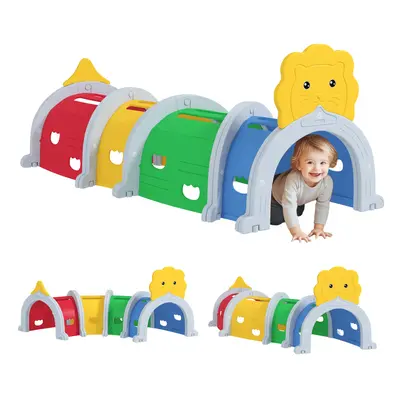 AIYAPLAY Kids Play Tunnel for Years Crawl and Climb, Lion Design