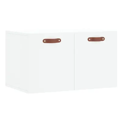 vidaXL Wall Cabinet Storage Cabinet Display Cabinet White Engineered Wood