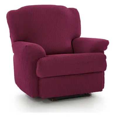 (Recliner Armchair measuring cm to cm, Purple) Luxury Clare Armchair Cover Multi-Stretch Slipcov