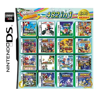 (482in1) Games Card 486/489/500/520/208/510/482/468 In1 Video Games Cartridge For NDS NDSL NDSi 