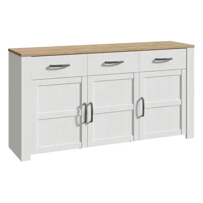 Bohol Sideboard in Riviera Oak/White