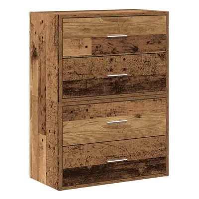 (old wood, pcs) vidaXL Cabinets with Drawers Cupboard Sideboard Highboard Engineered Wood