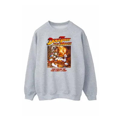 (M, Sports Grey) Disney Mens Duck Tales The Movie Sweatshirt