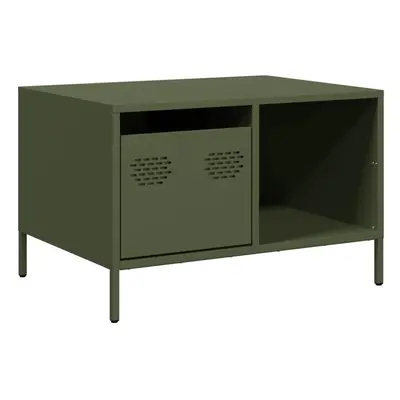 (green) vidaXL Coffee Table Anthracite 68.5x50x43.5 cm Cold-rolled Steel side table