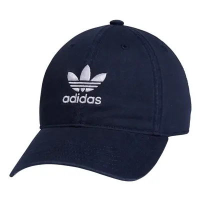 adidas Originals Womens Relaxed Fit Adjustable Strapback Cap Night IndigoWhite One Size