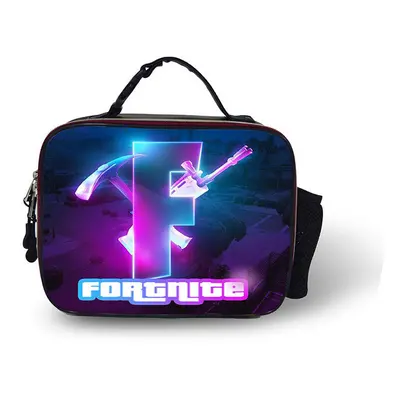 (Pattern 03) Fortnite Lunch Box Bag Outdoor leather Lunch Bag