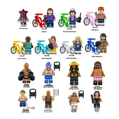 16pcs Stranger Things Minifigures boxing champion Toys Fit Lego