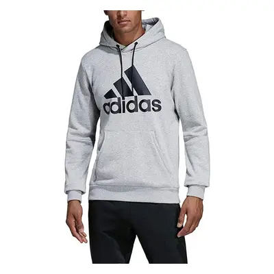 adidas Men's Must Haves Badge of Sport Pullover French Terry Black/Whi