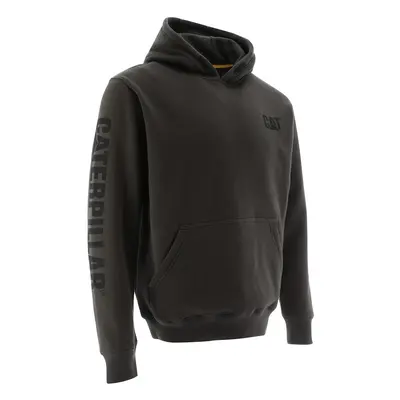 CAT Men's Trademark Banner Hoodies Featuring Logo on Chest and Sleeve