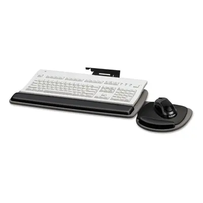 Fellowes Keyboard Tray Gel Rest 30-1/2-Inch x20-Inch x4-1/2-Inch Graphite/Black