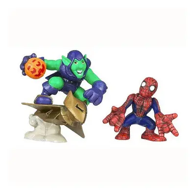 Marvel Superhero Squad Series Mini Inch Figure 2-Pack Spider-Man