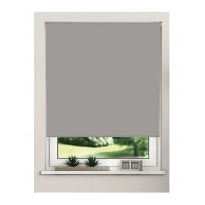 Trimmable Thermal Blackout Roller Blinds240cm Light Grey