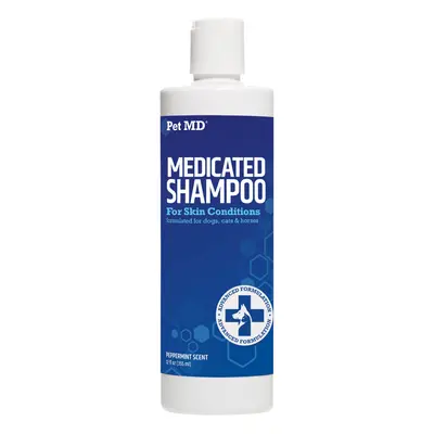 Pet MD TopicalShampoo for Dogs Cats & Horses- oz