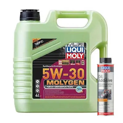 LIQUI MOLY - MOLYGEN NEW GENERATION 5W-30 DPF - 4L + Oil Additive 300ml