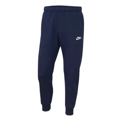 (Jogger, M) NIKE Club Mens Fleece Tracksuit Hoodie Jogger Navy