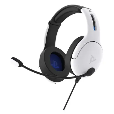 PDP LVL50 Wired Stereo Headset White PS5 PS4