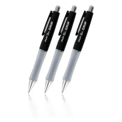 Pilot Dr.Grip Retractable Ball Point Pen Medium Point Black Ink - Pack of Black