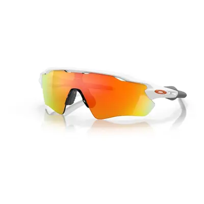 Oakley Radar Ev Path Eyewear Sunglasses Fire Iridium Lenses Polished White Frame