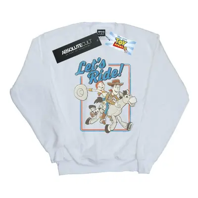 (3XL, White) Disney Mens Toy Story Let's Ride Sweatshirt