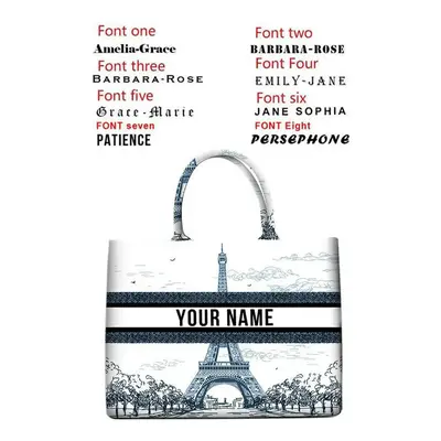 (57 Printed handbag, 42X32X10CM) Handbag lady Personalized Fashion Printing Large Capacity Canva