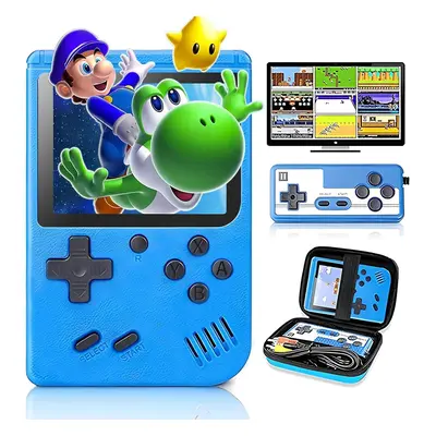 (Blue 800) Retro Handheld Game Console With Classical Fc Games-3.0 Inches Screen Portable Video 