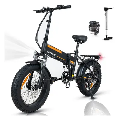 Hitway BK10SP Fat Tire E-Bike | Foldable 48V 13Ah Battery