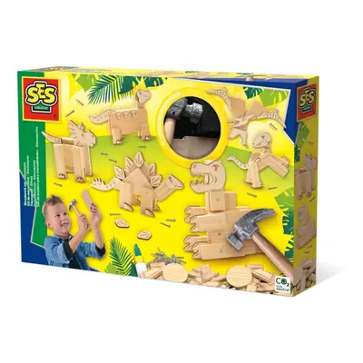 SES CREATIVE Dinosaurs Woodwork Craft Kit