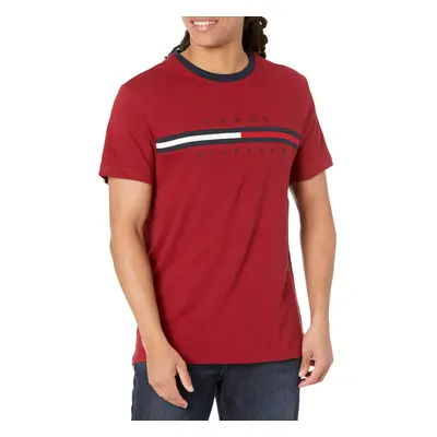 Tommy Hilfiger mens Tino Tee T Shirt Red carpet X-Large US